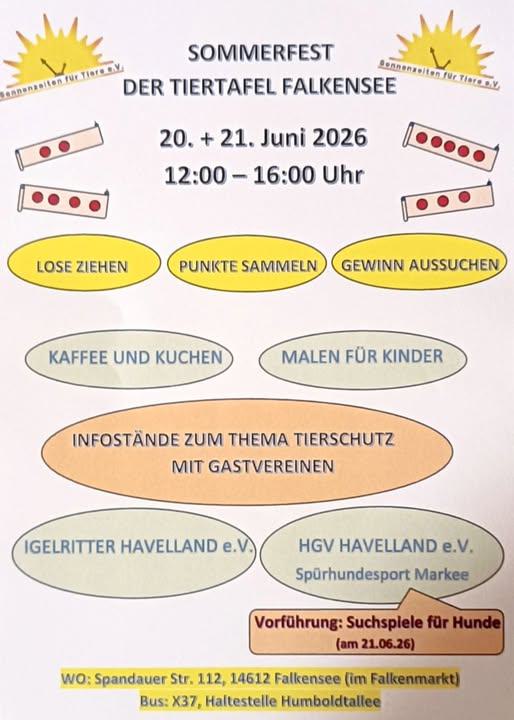 Sommerfest der Tiertafel Falkensee