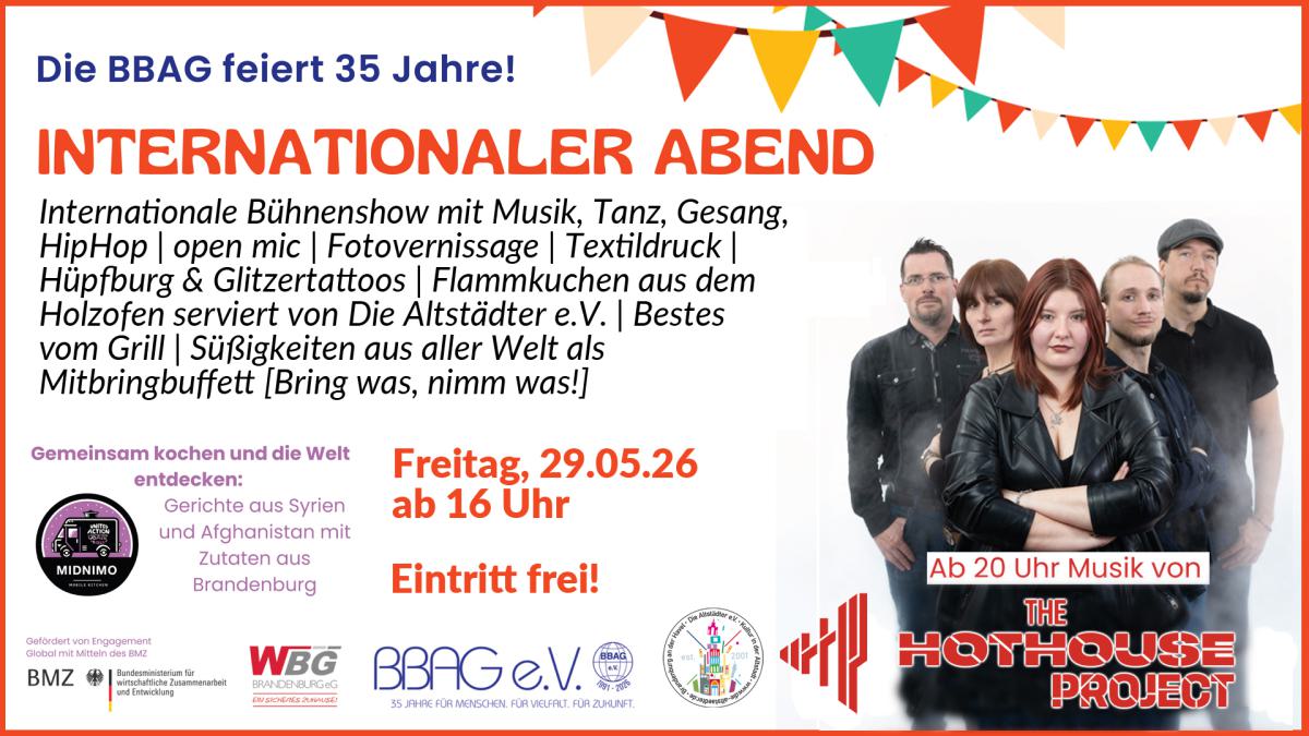 BBAG 35 Jahre - Internationaler Abend
