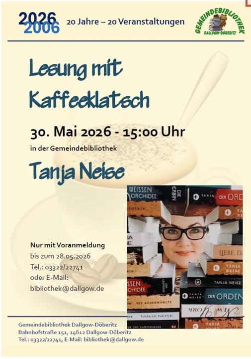 Lesung mit Kaffeeklatsch
