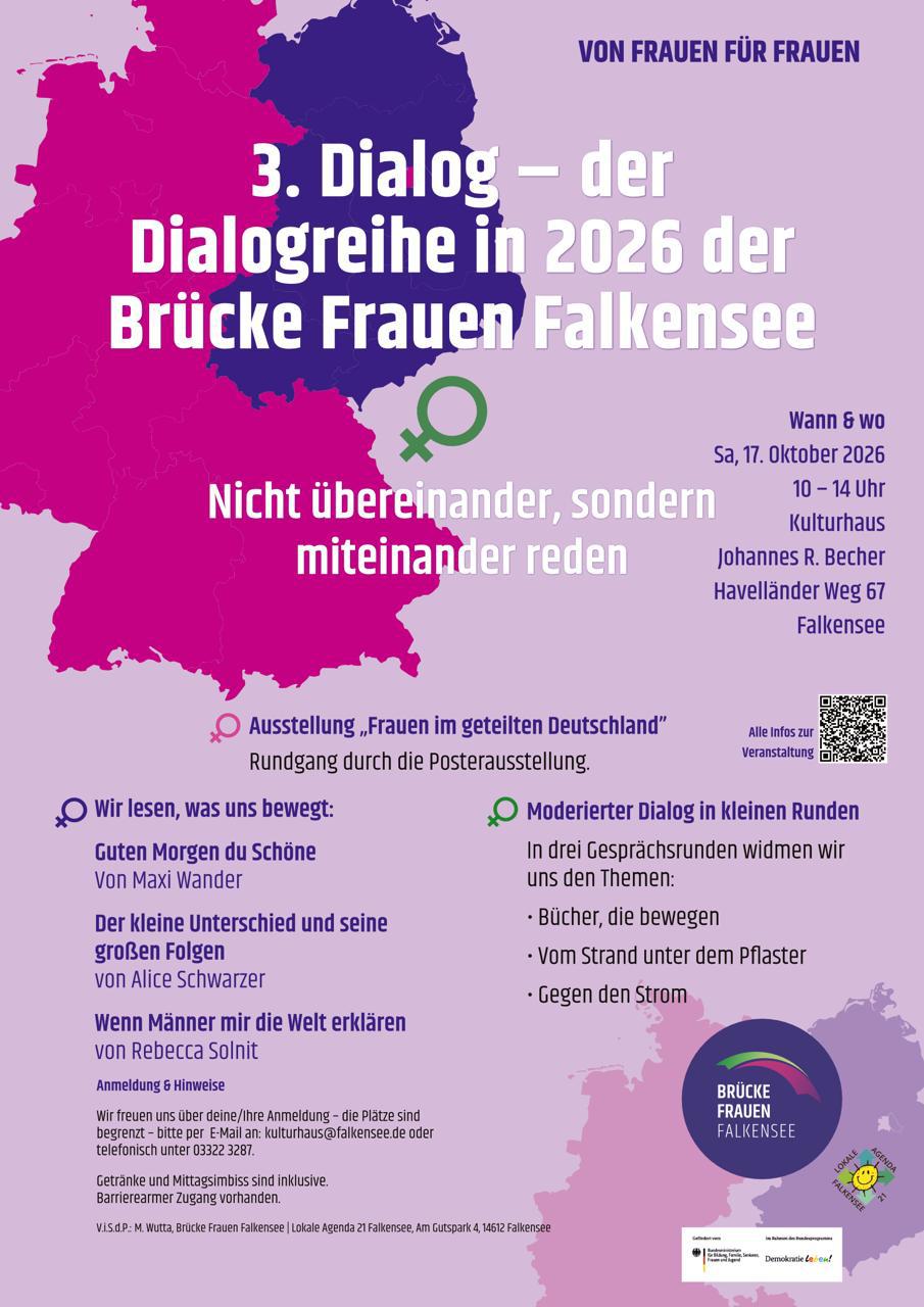 Dialogreihe BrueckeFrauenFalkensee 2026