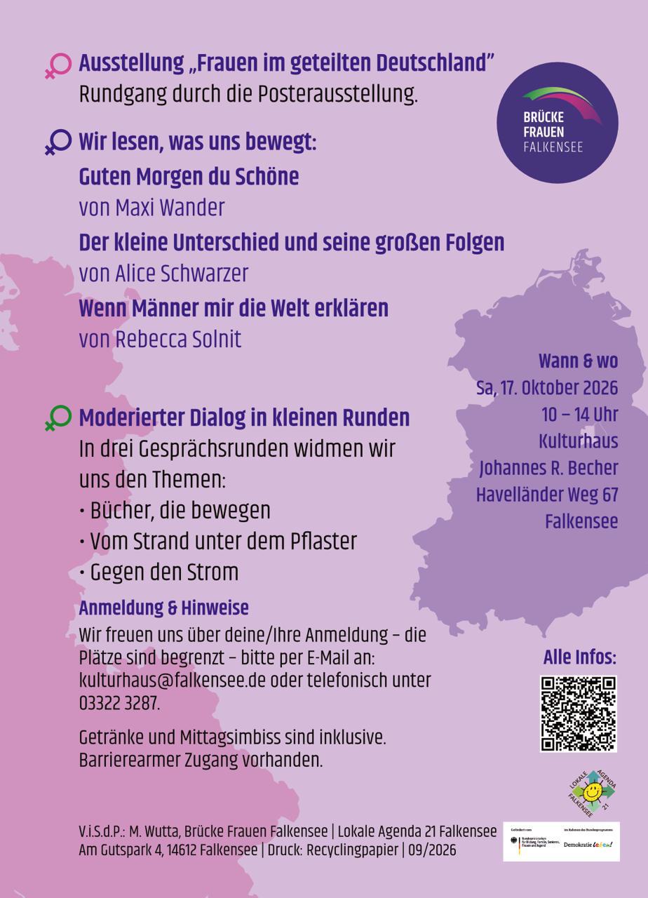 Dialogreihe BrueckeFrauenFalkensee 2026