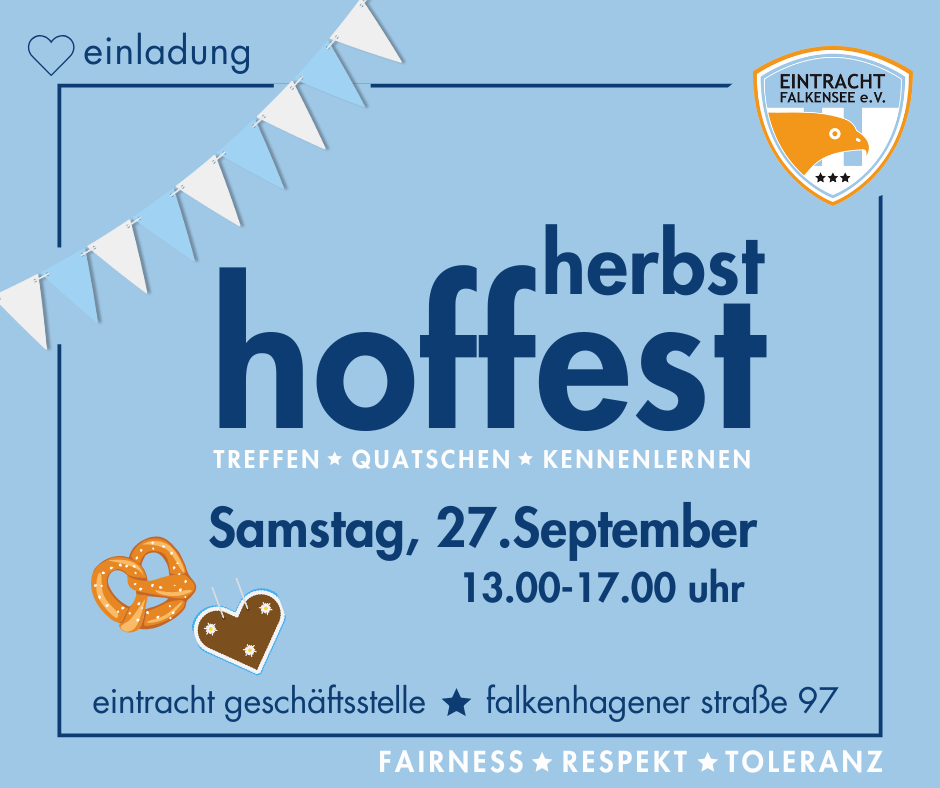 Eintracht Falkensee Herbsthoffest 