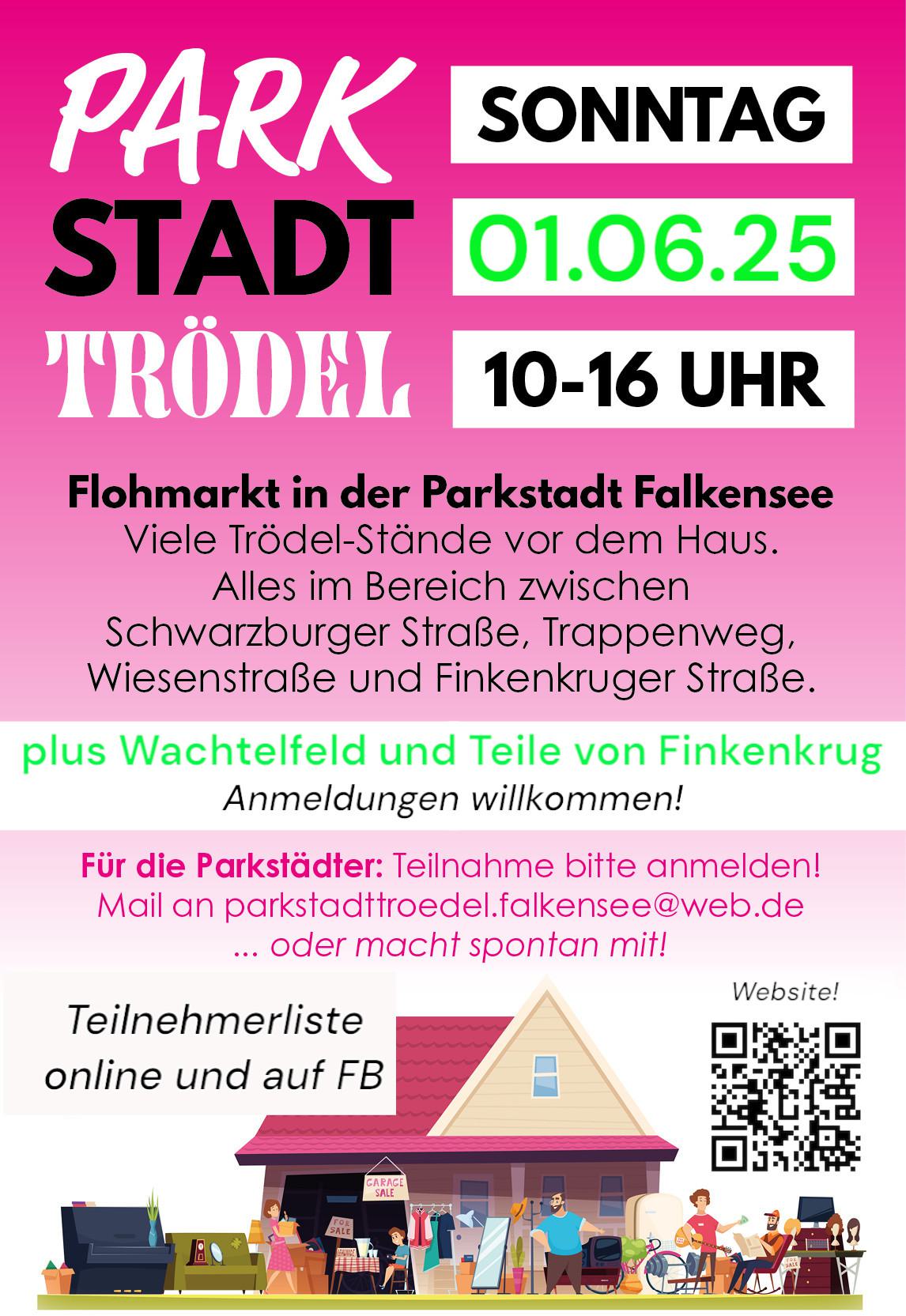 Flyer Parkstadttrödel Falkensee 